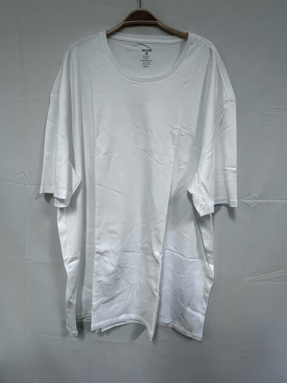 NEW True Classic mens white short sleeve shirt: 3xl